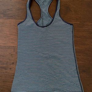 Lululemon Cool Racerback Striped Tank
